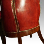19thc. mahogany library desk chair - Image 9