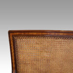 19thc. mahogany library chair - Image 5