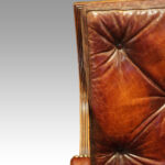 19thc. mahogany bergere library chair - Image 5