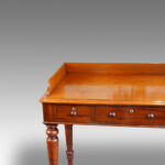 19thc. mahogany writing table - Image 5