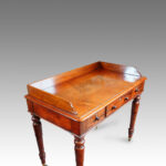 19thc. mahogany writing table - Image 6