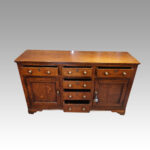 19thc. oak cupboard dresser - Image 4