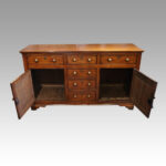 19thc. oak cupboard dresser - Image 3