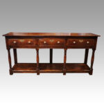 19thc. oak dresser base