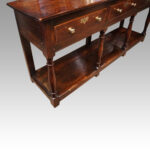 19thc. oak dresser base - Image 2