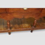 19thc. oak pot board dresser base - Image 4