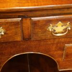 19thc. oak pot board dresser base - Image 7