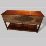 19thc. oak pot board dresser base - Image 9