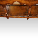 19thc. oak pot board dresser base - Image 7