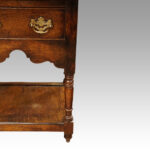 19thc. oak pot board dresser base - Image 8