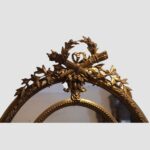 Antique 19th Century Oval Gilt Framed Mirror - Image 7