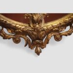 Antique 19th Century Oval Gilt Framed Mirror - Image 4