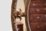 Antique 19th Century Oval Gilt Framed Mirror - Image 5
