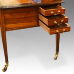19th.c Rosewood writing desk - Image 7