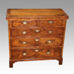 19thc. walnut batchelors chest