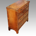 19thc. walnut batchelors chest - Image 10