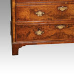 19thc. walnut batchelors chest - Image 6