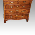 19thc. walnut batchelors chest - Image 5