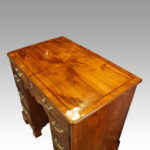 Antique walnut kneehole - Image 2