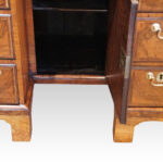 Antique walnut kneehole - Image 6