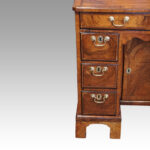 Antique walnut kneehole - Image 11