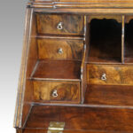 19thc. walnut small bureau bookcase - Image 13