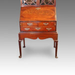 Antique mahogany small bureau bookcase - Image 3