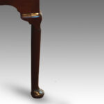 Antique mahogany small bureau bookcase - Image 9
