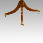 Mahogany twin pillar dining table (1930's) NOW SOLD - Image 9