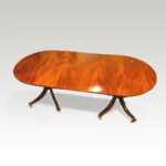 Mahogany twin pillar dining table (1930's) NOW SOLD