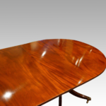 Mahogany twin pillar dining table (1930's) NOW SOLD - Image 2