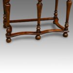 Antique Burr Elm chest on stand - Image 9