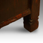 Antique Colonial hardwood large coffee table trunk - Image 5