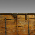 Antique Colonial hardwood large coffee table trunk - Image 11