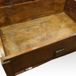 Antique Colonial hardwood large coffee table trunk - Image 10