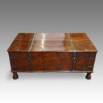 Antique Colonial hardwood merchants chest