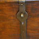 Antique Colonial hardwood merchants chest - Image 9