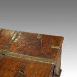 Antique Colonial hardwood merchants chest - Image 5