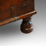 Antique Colonial hardwood merchants chest - Image 2