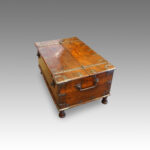 Antique Colonial hardwood merchants chest - Image 2