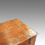 Antique Colonial hardwood merchants chest - Image 9