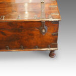 Antique Colonial hardwood merchants chest - Image 8
