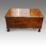 Antique Colonial hardwood merchants chest - Image 3