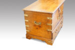 Antique Colonial Campaign Mule Chest NOW SOLD - Image 4