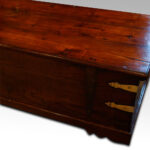 Antique Colonial merchant chest - Image 6