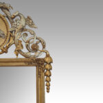 Antique Continental ornate gilt mirror - Image 10