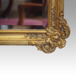 Antique Continental ornate gilt mirror - Image 8