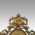 Antique Continental ornate gilt mirror - Image 7