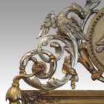 Antique Continental ornate gilt mirror - Image 2