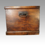 Antique Elm blanket box - Image 7
